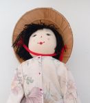 Lot de 2 poupées en tissu 