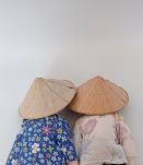 Lot de 2 poupées en tissu 