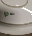 Plat de service ovale Aux Lions de Faïence