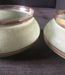 Suspension globe art déco 