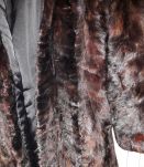 Manteau vintage femme en fourrure 