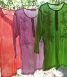 Tunique chemise Tunisienne  voile de coton  vintage  neuf 