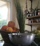 Passoire en aluminium vintage 