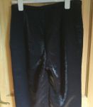 Pantalon noir satiné taille 42/44 Vintage
