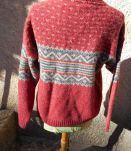 PULL BACKER STREET T 40 42 44 QUASI NEUF VINTAGE NORVEGIEN