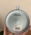 Bougeoir en émail vintage