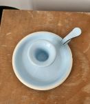 Bougeoir en émail vintage