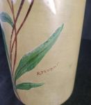 Vase en patte de verre 1900 signé