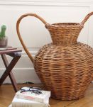 Grand vase osier