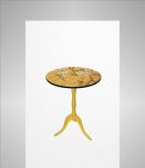 Guéridon vintage relooké