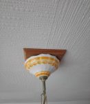 LUMINAIRE SUSPENSION VINTAGE EN CERAMIQUE