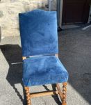 6 Chaises style louisXIII relouqué