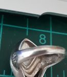 Bague argent nacre et onyx