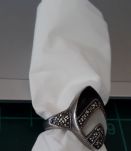 Bague argent nacre et onyx