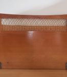 Lit une personne bois et rotin