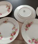 5 assiettes dessert anciennes stAmand et Hamage