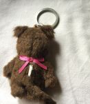 Porte-clés «  kiki Monchhichi » fille rose 