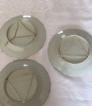 Lot de 3 assiettes de Hollande