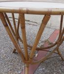 petite table en rotin