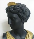 Statue du buste de la déesse  Artémis En marbre coulé