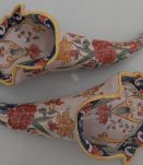 Paire de grandes bouquetieres signées BEATRIX POUPLARD xixem