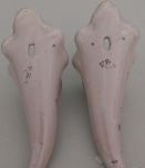 Paire de grandes bouquetieres signées BEATRIX POUPLARD xixem