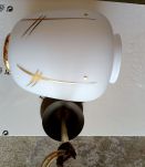 Lustre opaline vintage