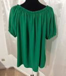 Blouse stylé Couleur blanc /vert