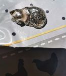 Chat christofle argenterie 