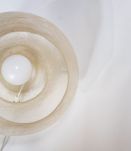 Lampe champignon vintage en fibre de verre