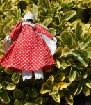 POUPEE PORCELAINE PROVENCALE TBE 19 CM 