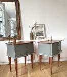Paire de chevets vintage