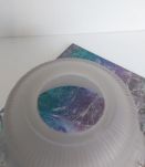 Abat-jour verre dépoli vintage