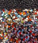 pochette perles multicolores