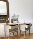 Paire de chevet vintage