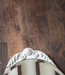 Grand miroir ovale vintage français