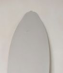 Grand miroir ovale vintage français