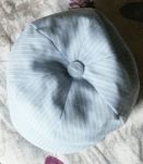 casquette bleue ciel clair enfant bébé années 70 vintage