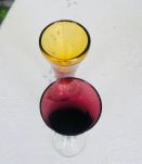 Verres à pieds 