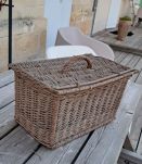 Panier osier pique nique 