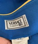 Robe Versace bleu/jaune 