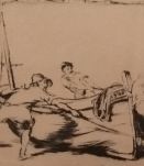 Tableaux lithographies originales "marins" début XXe siècle