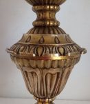 Paire de lampes vintage en bronze 