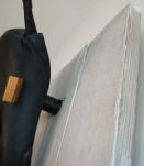 Tête de rhinocéros en pièces de vélo