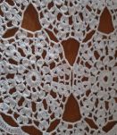 Grand napperon crochet blanc