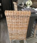 6 chaises en rotin