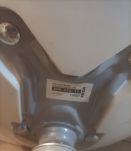 2 Fauteuils siège IKEA GUBBO vintage noir et blanc