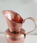 Vase en cuivre et laiton 