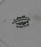 Grand Plat rond - Faïencerie Ste Amandinoise - Vintage