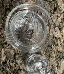 Bonbonnière en cristal de Pologne 